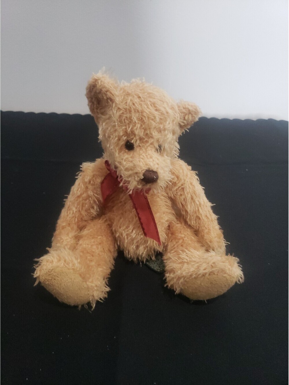 Fuzzby Tan Teddy Bear Beanie Bottom Plush Russ